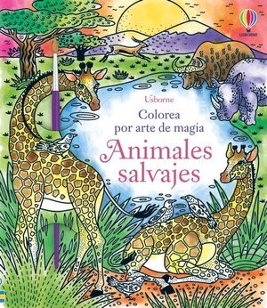 ANIMALES SALVAJES. COLOREA POR ARTE DE MAGIOA + PINCEL.