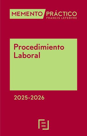 MEMENTO PROCEDIMIENTO LABORAL 2025-2026