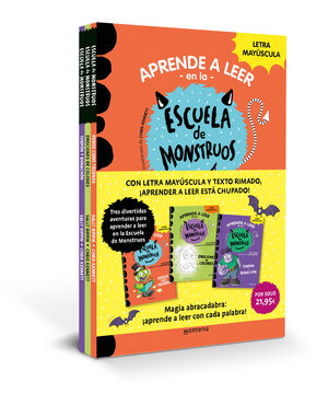 APRENDER A LEER ESCUELA DE MONSTRUOS - PACK  LIBROS 7, 8 Y 9