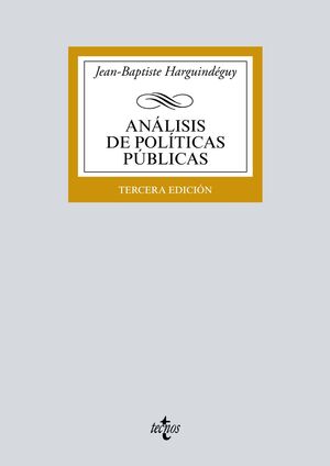 ANÁLISIS DE POLÍTICAS PÚBLICAS (3ª EDICION)